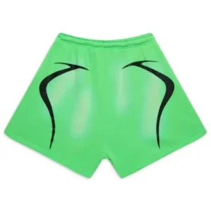 Green Hellstar Warm-Up Shorts