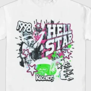 Hellstar 1998 Records T Shirt White