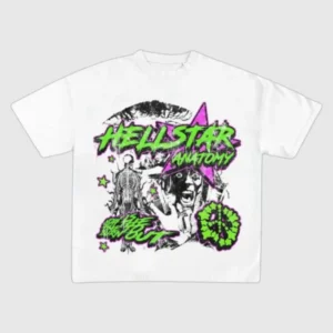 Hellstar Anatomy T Shirt White