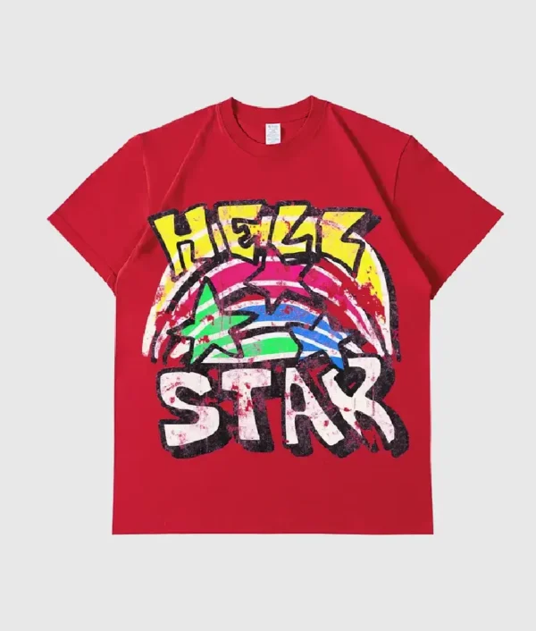 Hellstar Graphic Red T Shirt