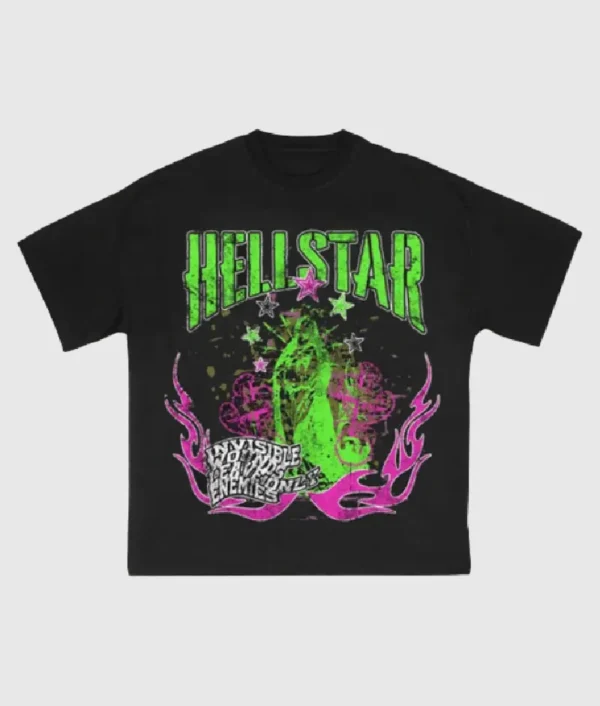 Hellstar Invisible Enemies T Shirt Black