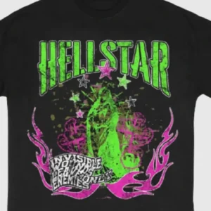 Hellstar Invisible Enemies T Shirt Black