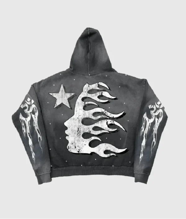 Hellstar Racer Hooded Vintage Black